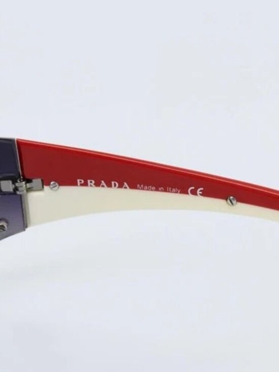 PRADA Sunglasses plastic Purple Auth bs33479 main image 11